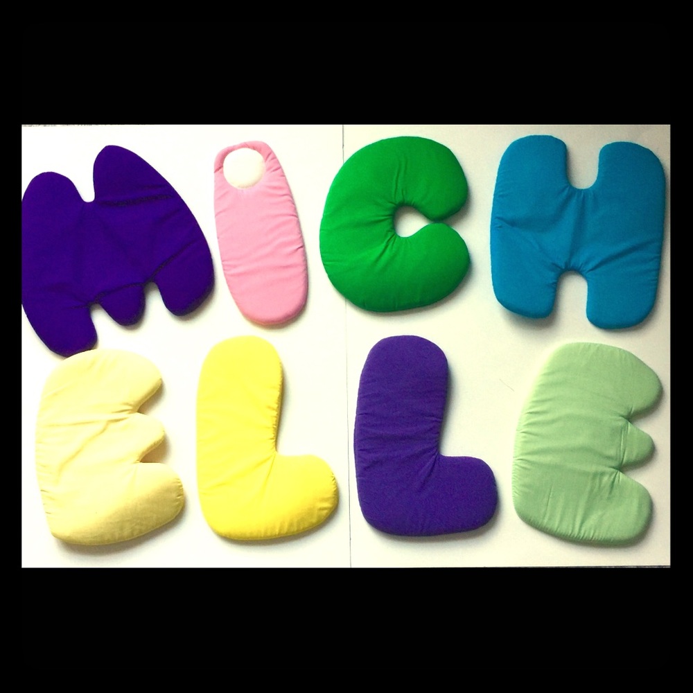 Fabric Name letters- Nursery Decor